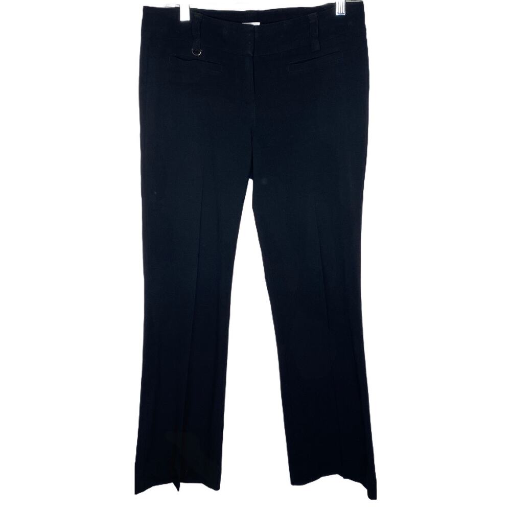 Vintage Caché Black Stretch Dress Wide Leg Pants Size 0